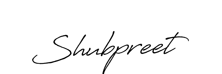 Make a beautiful signature design for name Shubpreet. Use this online signature maker to create a handwritten signature for free. Shubpreet signature style 7 images and pictures png