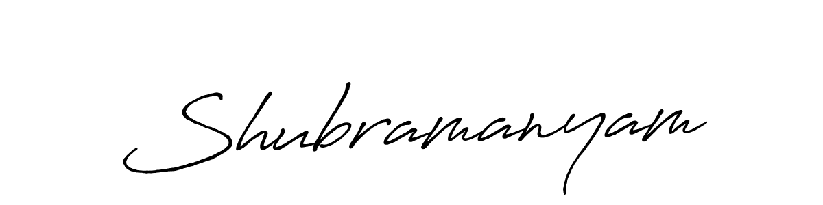 Similarly Antro_Vectra_Bolder is the best handwritten signature design. Signature creator online .You can use it as an online autograph creator for name Shubramanyam. Shubramanyam signature style 7 images and pictures png