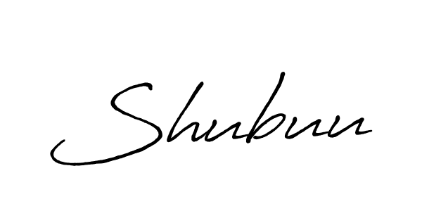 Use a signature maker to create a handwritten signature online. With this signature software, you can design (Antro_Vectra_Bolder) your own signature for name Shubuu. Shubuu signature style 7 images and pictures png