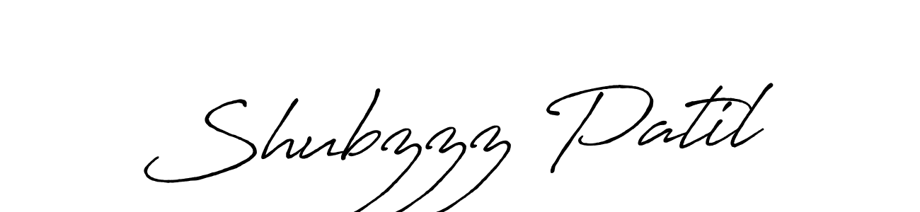 It looks lik you need a new signature style for name Shubzzz Patil. Design unique handwritten (Antro_Vectra_Bolder) signature with our free signature maker in just a few clicks. Shubzzz Patil signature style 7 images and pictures png