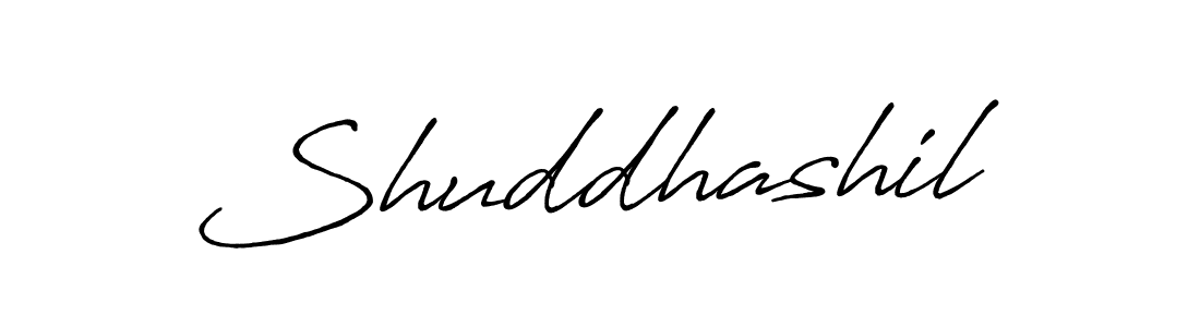 Also we have Shuddhashil name is the best signature style. Create professional handwritten signature collection using Antro_Vectra_Bolder autograph style. Shuddhashil signature style 7 images and pictures png