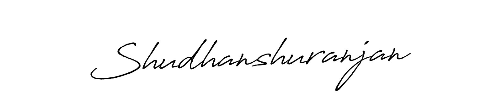 Shudhanshuranjan stylish signature style. Best Handwritten Sign (Antro_Vectra_Bolder) for my name. Handwritten Signature Collection Ideas for my name Shudhanshuranjan. Shudhanshuranjan signature style 7 images and pictures png