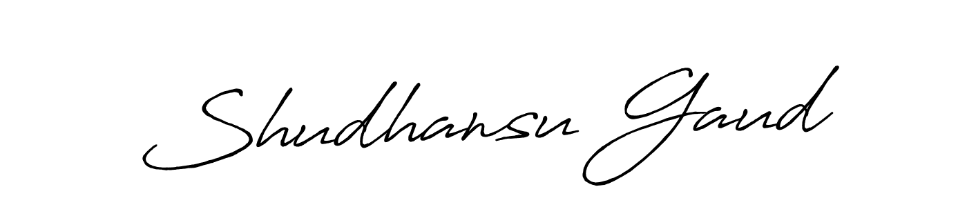 Also You can easily find your signature by using the search form. We will create Shudhansu Gaud name handwritten signature images for you free of cost using Antro_Vectra_Bolder sign style. Shudhansu Gaud signature style 7 images and pictures png