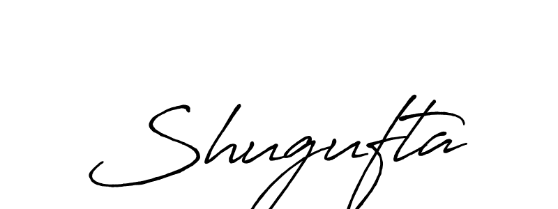 How to make Shugufta signature? Antro_Vectra_Bolder is a professional autograph style. Create handwritten signature for Shugufta name. Shugufta signature style 7 images and pictures png