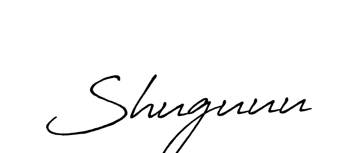 The best way (Antro_Vectra_Bolder) to make a short signature is to pick only two or three words in your name. The name Shuguuu include a total of six letters. For converting this name. Shuguuu signature style 7 images and pictures png