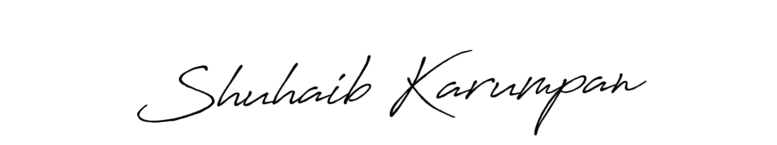 It looks lik you need a new signature style for name Shuhaib Karumpan. Design unique handwritten (Antro_Vectra_Bolder) signature with our free signature maker in just a few clicks. Shuhaib Karumpan signature style 7 images and pictures png
