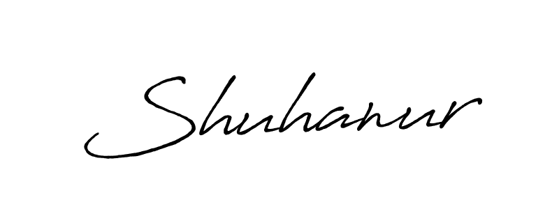 The best way (Antro_Vectra_Bolder) to make a short signature is to pick only two or three words in your name. The name Shuhanur include a total of six letters. For converting this name. Shuhanur signature style 7 images and pictures png