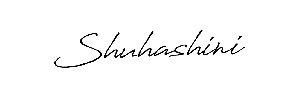 Use a signature maker to create a handwritten signature online. With this signature software, you can design (Antro_Vectra_Bolder) your own signature for name Shuhashini. Shuhashini signature style 7 images and pictures png