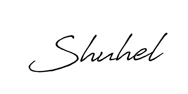The best way (Antro_Vectra_Bolder) to make a short signature is to pick only two or three words in your name. The name Shuhel include a total of six letters. For converting this name. Shuhel signature style 7 images and pictures png