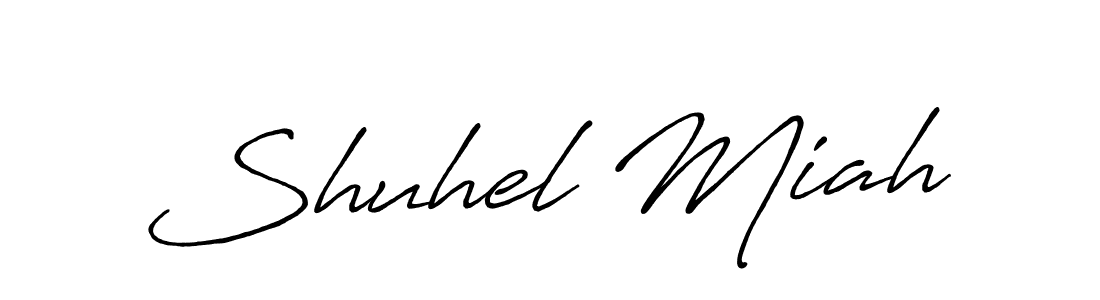 You should practise on your own different ways (Antro_Vectra_Bolder) to write your name (Shuhel Miah) in signature. don't let someone else do it for you. Shuhel Miah signature style 7 images and pictures png