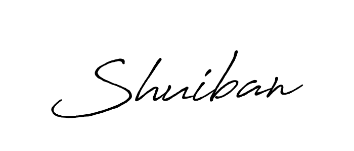 Similarly Antro_Vectra_Bolder is the best handwritten signature design. Signature creator online .You can use it as an online autograph creator for name Shuiban. Shuiban signature style 7 images and pictures png