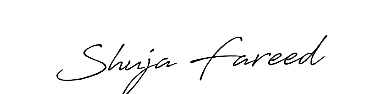 How to make Shuja Fareed signature? Antro_Vectra_Bolder is a professional autograph style. Create handwritten signature for Shuja Fareed name. Shuja Fareed signature style 7 images and pictures png