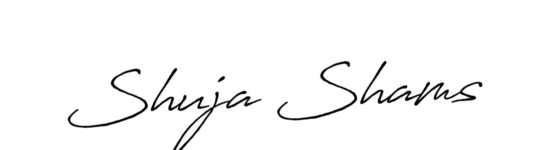 if you are searching for the best signature style for your name Shuja Shams. so please give up your signature search. here we have designed multiple signature styles  using Antro_Vectra_Bolder. Shuja Shams signature style 7 images and pictures png