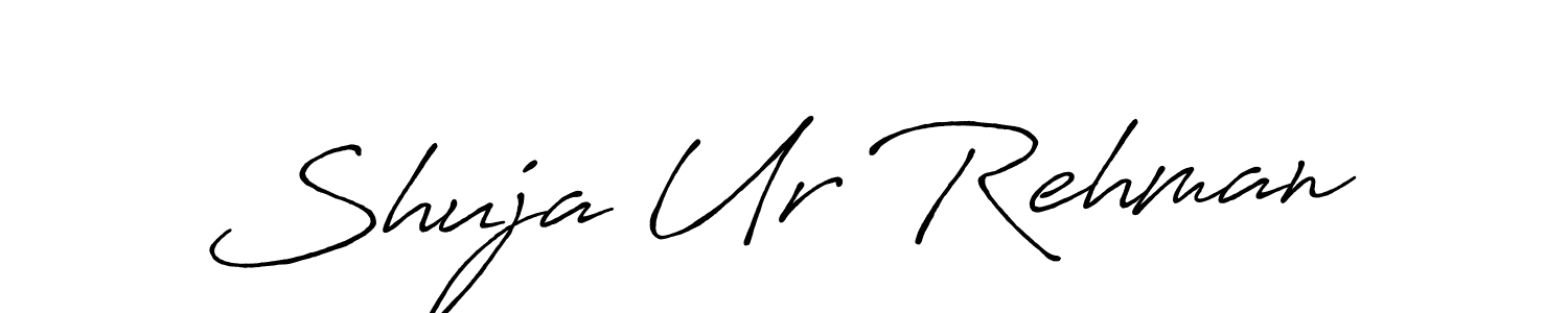 How to make Shuja Ur Rehman signature? Antro_Vectra_Bolder is a professional autograph style. Create handwritten signature for Shuja Ur Rehman name. Shuja Ur Rehman signature style 7 images and pictures png