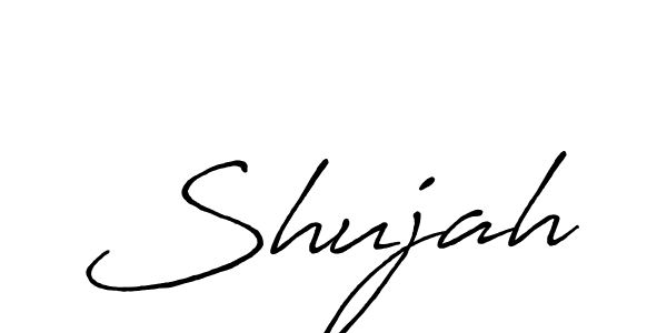 Shujah stylish signature style. Best Handwritten Sign (Antro_Vectra_Bolder) for my name. Handwritten Signature Collection Ideas for my name Shujah. Shujah signature style 7 images and pictures png