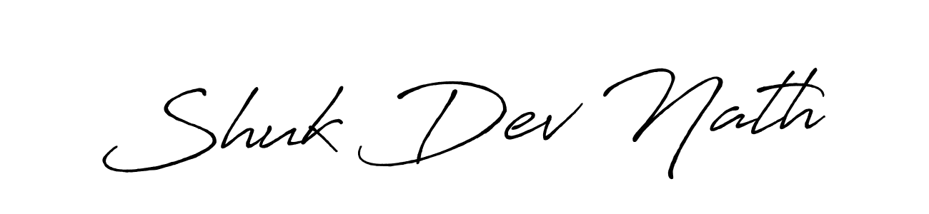 Shuk Dev Nath stylish signature style. Best Handwritten Sign (Antro_Vectra_Bolder) for my name. Handwritten Signature Collection Ideas for my name Shuk Dev Nath. Shuk Dev Nath signature style 7 images and pictures png