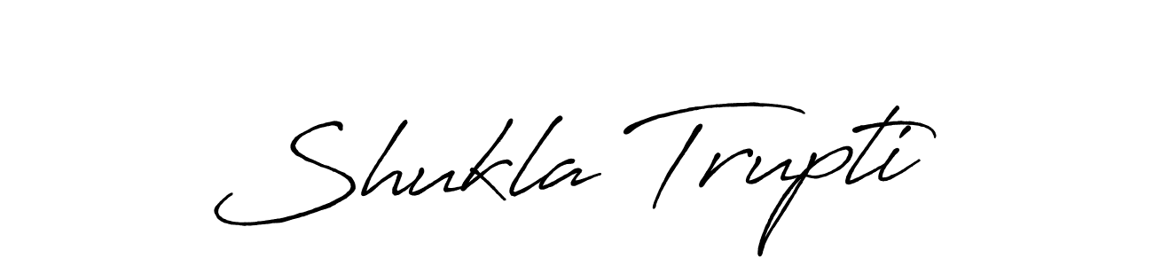 You can use this online signature creator to create a handwritten signature for the name Shukla Trupti. This is the best online autograph maker. Shukla Trupti signature style 7 images and pictures png