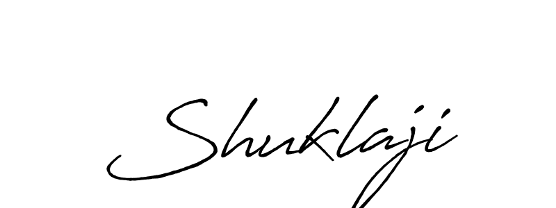 How to make Shuklaji signature? Antro_Vectra_Bolder is a professional autograph style. Create handwritten signature for Shuklaji name. Shuklaji signature style 7 images and pictures png