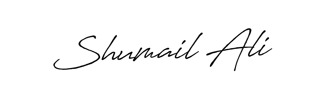 Also we have Shumail Ali name is the best signature style. Create professional handwritten signature collection using Antro_Vectra_Bolder autograph style. Shumail Ali signature style 7 images and pictures png