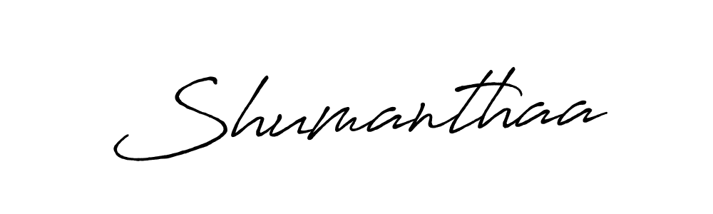 Also we have Shumanthaa name is the best signature style. Create professional handwritten signature collection using Antro_Vectra_Bolder autograph style. Shumanthaa signature style 7 images and pictures png