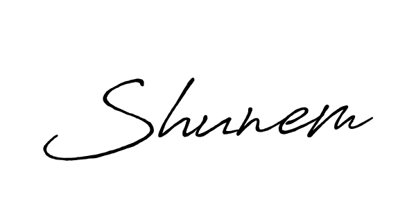 Also You can easily find your signature by using the search form. We will create Shunem name handwritten signature images for you free of cost using Antro_Vectra_Bolder sign style. Shunem signature style 7 images and pictures png