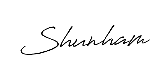 Also You can easily find your signature by using the search form. We will create Shunham name handwritten signature images for you free of cost using Antro_Vectra_Bolder sign style. Shunham signature style 7 images and pictures png