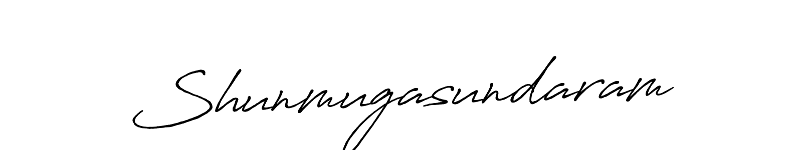 Once you've used our free online signature maker to create your best signature Antro_Vectra_Bolder style, it's time to enjoy all of the benefits that Shunmugasundaram name signing documents. Shunmugasundaram signature style 7 images and pictures png
