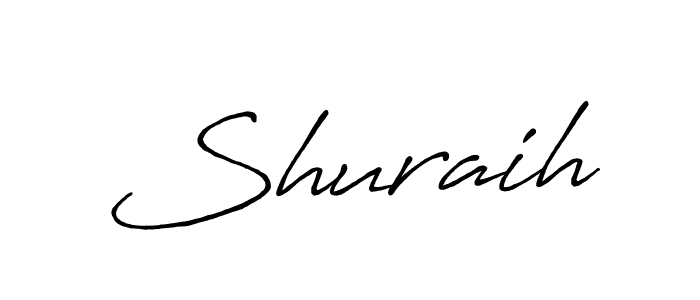 Antro_Vectra_Bolder is a professional signature style that is perfect for those who want to add a touch of class to their signature. It is also a great choice for those who want to make their signature more unique. Get Shuraih name to fancy signature for free. Shuraih signature style 7 images and pictures png