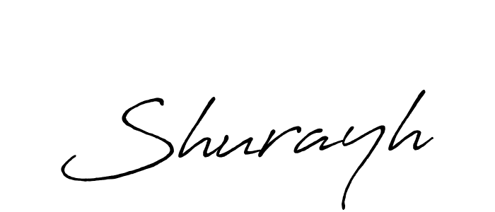 Similarly Antro_Vectra_Bolder is the best handwritten signature design. Signature creator online .You can use it as an online autograph creator for name Shurayh. Shurayh signature style 7 images and pictures png