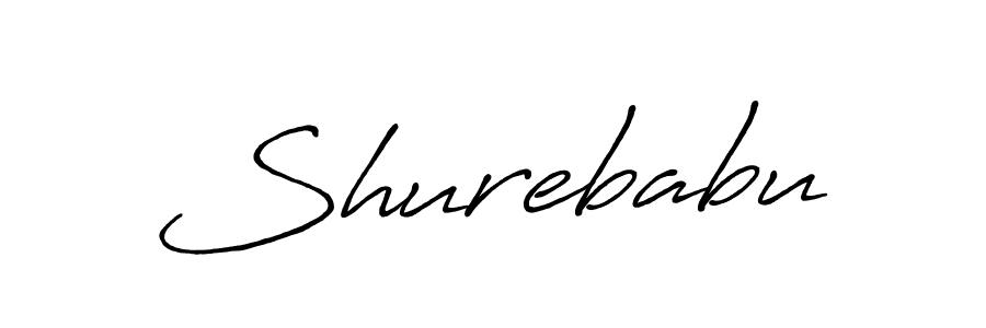 The best way (Antro_Vectra_Bolder) to make a short signature is to pick only two or three words in your name. The name Shurebabu include a total of six letters. For converting this name. Shurebabu signature style 7 images and pictures png