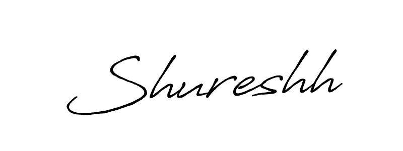 if you are searching for the best signature style for your name Shureshh. so please give up your signature search. here we have designed multiple signature styles  using Antro_Vectra_Bolder. Shureshh signature style 7 images and pictures png
