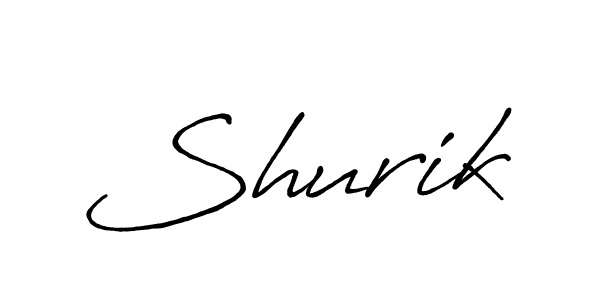 How to make Shurik name signature. Use Antro_Vectra_Bolder style for creating short signs online. This is the latest handwritten sign. Shurik signature style 7 images and pictures png