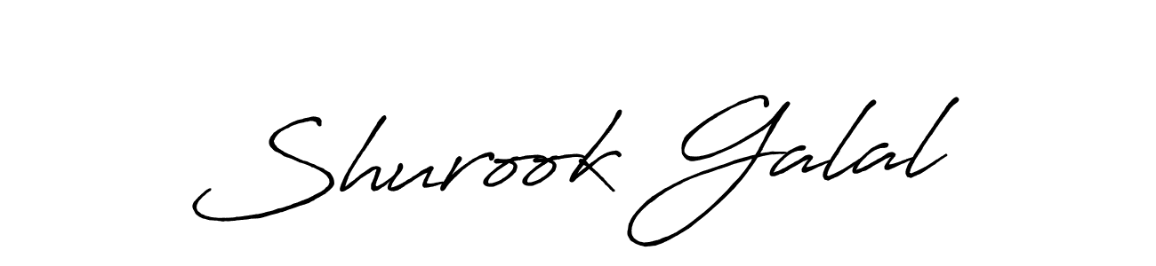 Also we have Shurook Galal name is the best signature style. Create professional handwritten signature collection using Antro_Vectra_Bolder autograph style. Shurook Galal signature style 7 images and pictures png