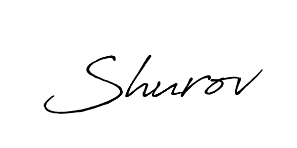 Make a beautiful signature design for name Shurov. Use this online signature maker to create a handwritten signature for free. Shurov signature style 7 images and pictures png