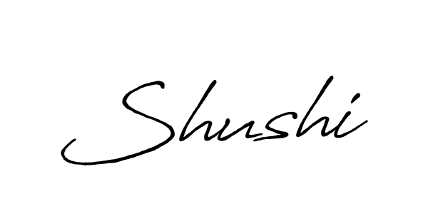 if you are searching for the best signature style for your name Shushi. so please give up your signature search. here we have designed multiple signature styles  using Antro_Vectra_Bolder. Shushi signature style 7 images and pictures png