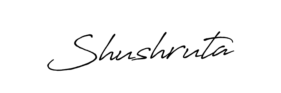 Create a beautiful signature design for name Shushruta. With this signature (Antro_Vectra_Bolder) fonts, you can make a handwritten signature for free. Shushruta signature style 7 images and pictures png