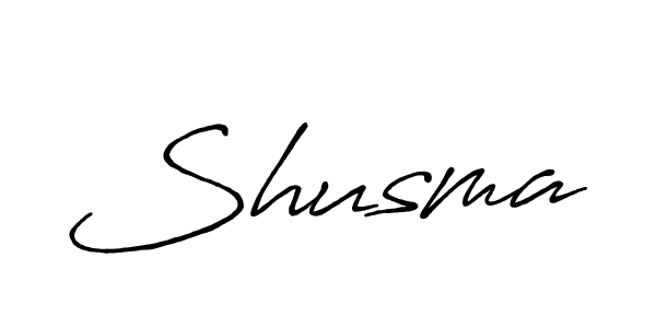 Shusma stylish signature style. Best Handwritten Sign (Antro_Vectra_Bolder) for my name. Handwritten Signature Collection Ideas for my name Shusma. Shusma signature style 7 images and pictures png