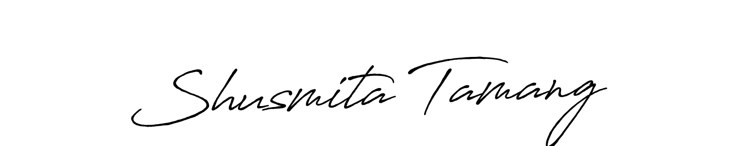 It looks lik you need a new signature style for name Shusmita Tamang. Design unique handwritten (Antro_Vectra_Bolder) signature with our free signature maker in just a few clicks. Shusmita Tamang signature style 7 images and pictures png