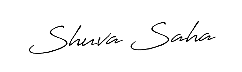 You should practise on your own different ways (Antro_Vectra_Bolder) to write your name (Shuva Saha) in signature. don't let someone else do it for you. Shuva Saha signature style 7 images and pictures png