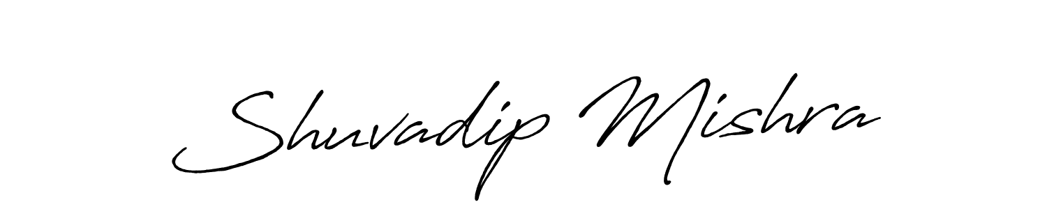 It looks lik you need a new signature style for name Shuvadip Mishra. Design unique handwritten (Antro_Vectra_Bolder) signature with our free signature maker in just a few clicks. Shuvadip Mishra signature style 7 images and pictures png