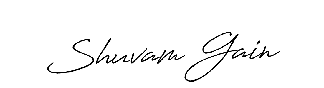 Antro_Vectra_Bolder is a professional signature style that is perfect for those who want to add a touch of class to their signature. It is also a great choice for those who want to make their signature more unique. Get Shuvam Gain name to fancy signature for free. Shuvam Gain signature style 7 images and pictures png