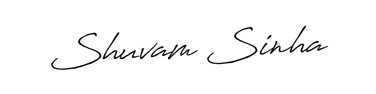 Also we have Shuvam Sinha name is the best signature style. Create professional handwritten signature collection using Antro_Vectra_Bolder autograph style. Shuvam Sinha signature style 7 images and pictures png