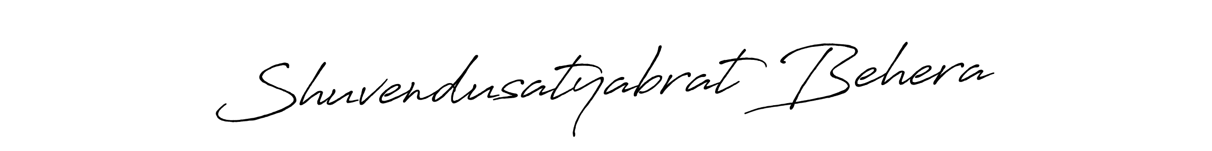 Shuvendusatyabrat Behera stylish signature style. Best Handwritten Sign (Antro_Vectra_Bolder) for my name. Handwritten Signature Collection Ideas for my name Shuvendusatyabrat Behera. Shuvendusatyabrat Behera signature style 7 images and pictures png