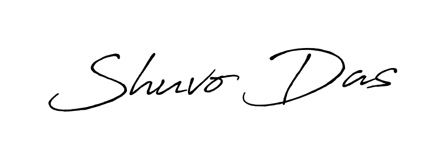 Use a signature maker to create a handwritten signature online. With this signature software, you can design (Antro_Vectra_Bolder) your own signature for name Shuvo Das. Shuvo Das signature style 7 images and pictures png
