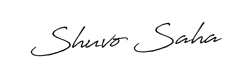 Once you've used our free online signature maker to create your best signature Antro_Vectra_Bolder style, it's time to enjoy all of the benefits that Shuvo Saha name signing documents. Shuvo Saha signature style 7 images and pictures png