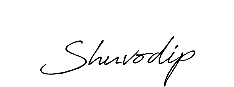 Make a beautiful signature design for name Shuvodip. With this signature (Antro_Vectra_Bolder) style, you can create a handwritten signature for free. Shuvodip signature style 7 images and pictures png