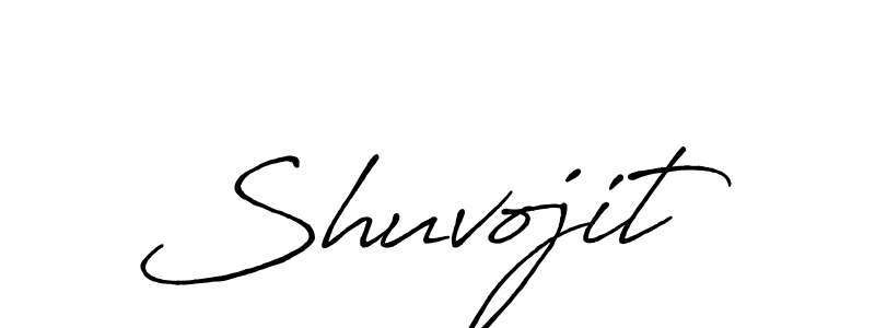 Also we have Shuvojit name is the best signature style. Create professional handwritten signature collection using Antro_Vectra_Bolder autograph style. Shuvojit signature style 7 images and pictures png