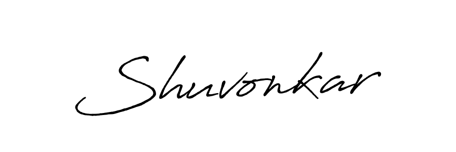 You should practise on your own different ways (Antro_Vectra_Bolder) to write your name (Shuvonkar) in signature. don't let someone else do it for you. Shuvonkar signature style 7 images and pictures png