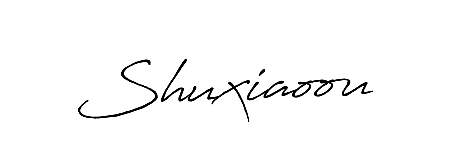 You should practise on your own different ways (Antro_Vectra_Bolder) to write your name (Shuxiaoou) in signature. don't let someone else do it for you. Shuxiaoou signature style 7 images and pictures png