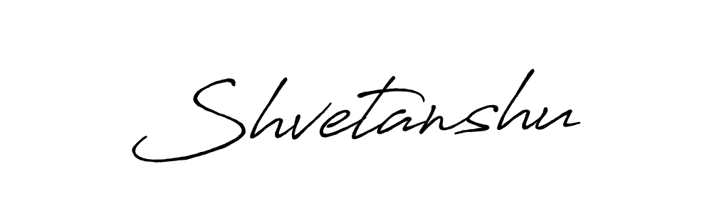 The best way (Antro_Vectra_Bolder) to make a short signature is to pick only two or three words in your name. The name Shvetanshu include a total of six letters. For converting this name. Shvetanshu signature style 7 images and pictures png